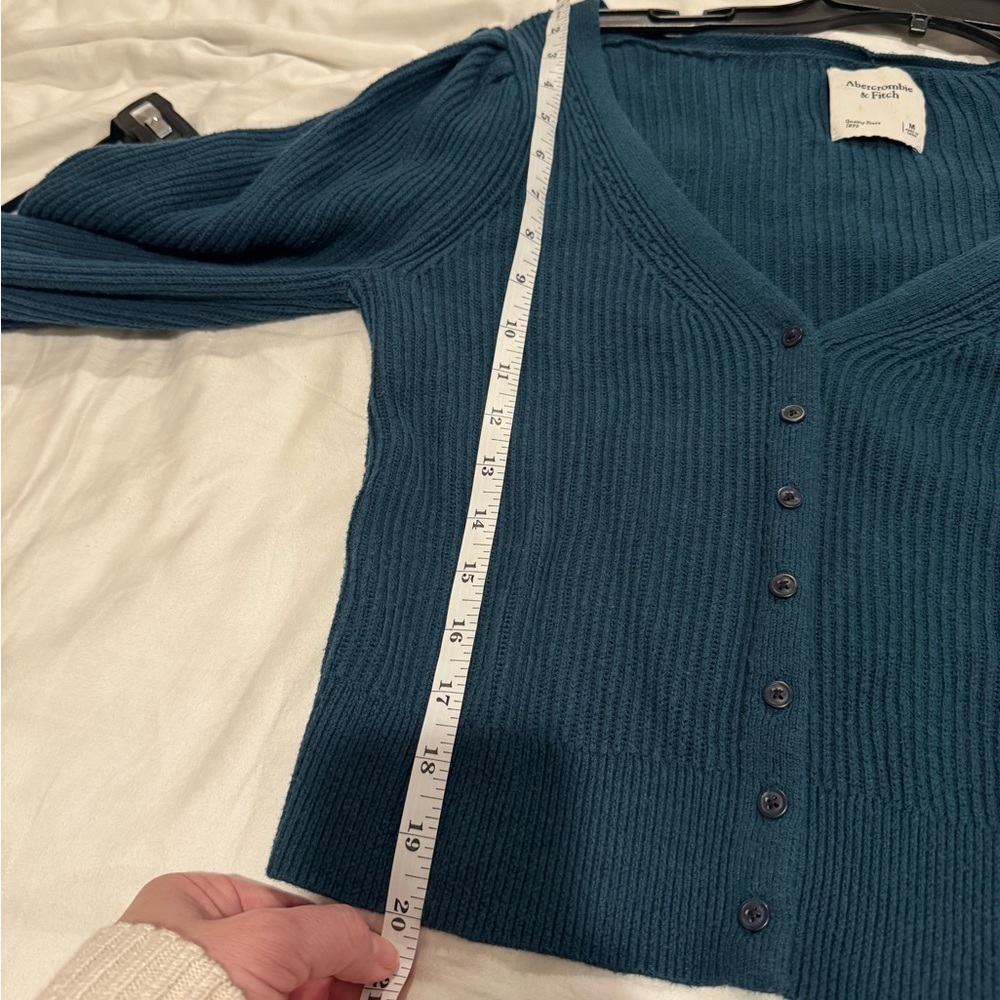 Abercrombie & Fitch puff sleeve cardigan - Picture 4 of 8